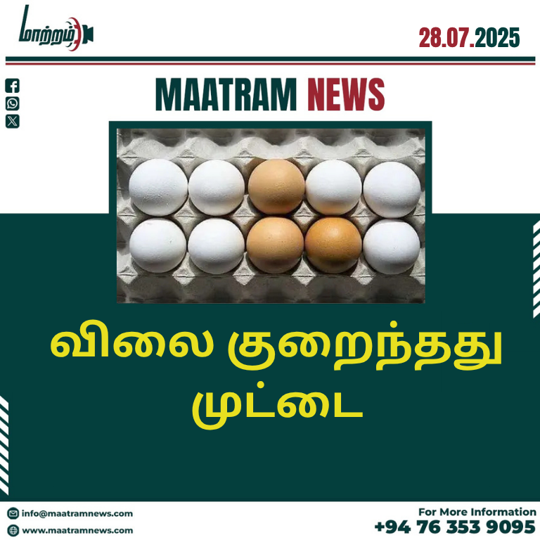 விலை குறைந்தது முட்டை