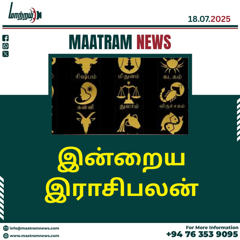 இன்றைய இராசிபலன்