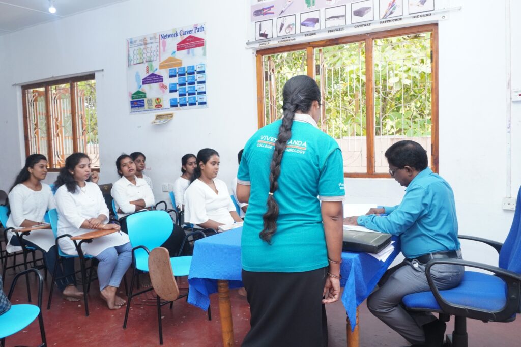 Cashier NVQ Level-04 பூர்த்தி செய்த பயிலுனர்களுக்கான முன்னாயத்த மதிப்பீடு