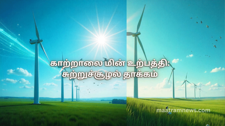 காற்றாலை மின் உற்பத்தி: சுற்றுச்சூழல் தாக்கம்