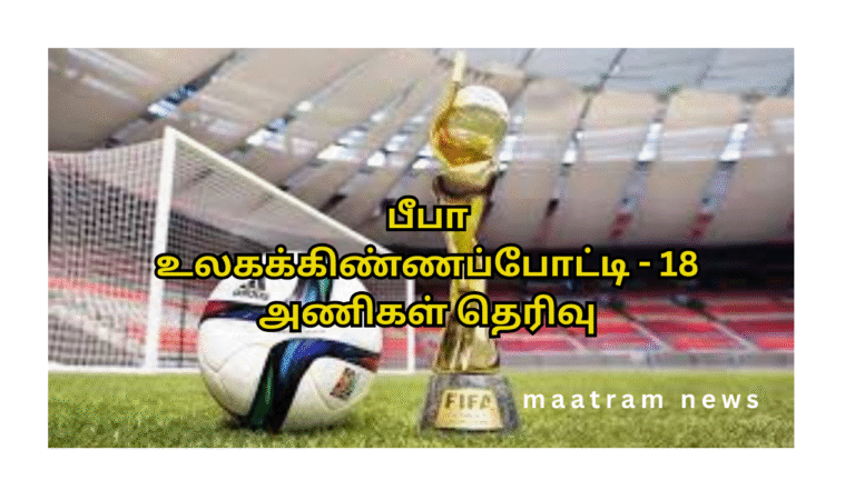 பீபா உலகக்கிண்ணப்போட்டி - 18 அணிகள் தெரிவு