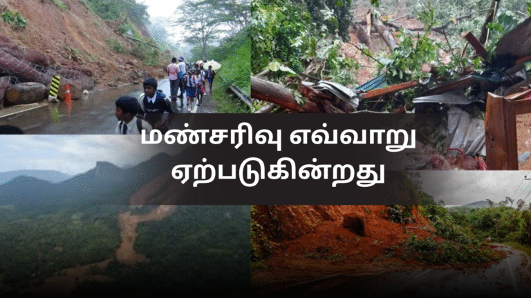மண்சரிவு எவ்வாறு ஏற்படுகின்றது
