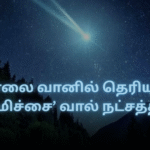 மாலை வானில் தெரியும் ‘எலுமிச்சை’ வால் நட்சத்திரம்