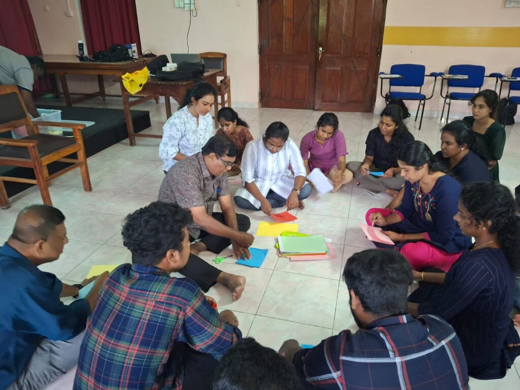 Training workshop conducted for the members of the Vivekananda Group