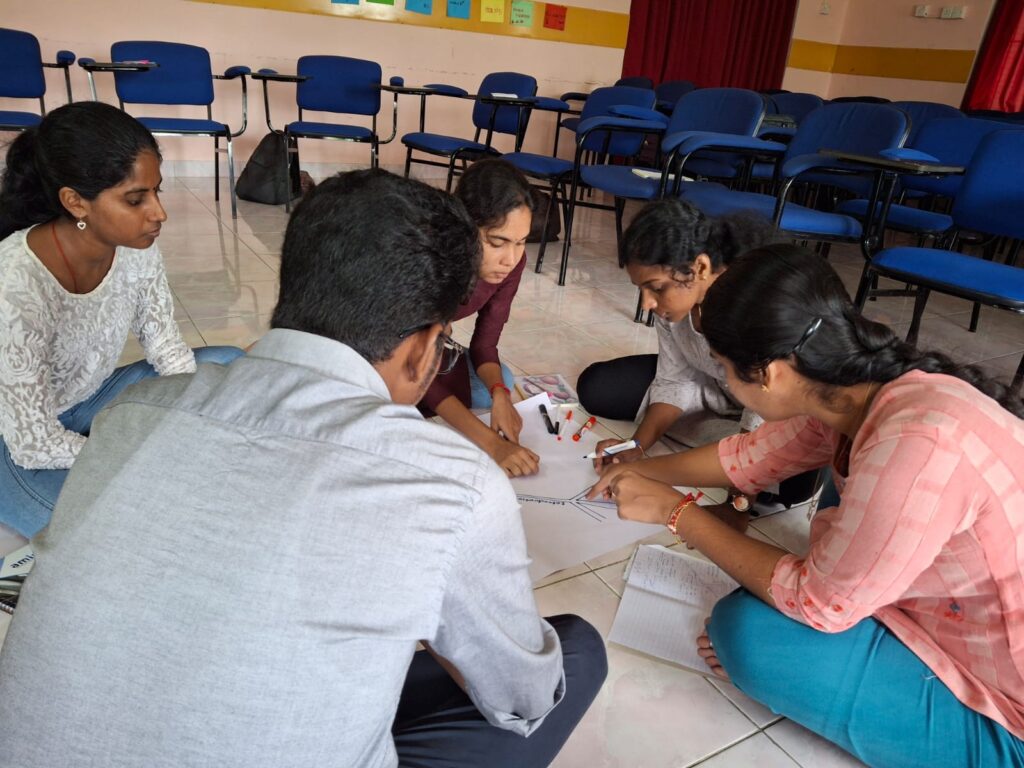 Training workshop conducted for the members of the Vivekananda Group