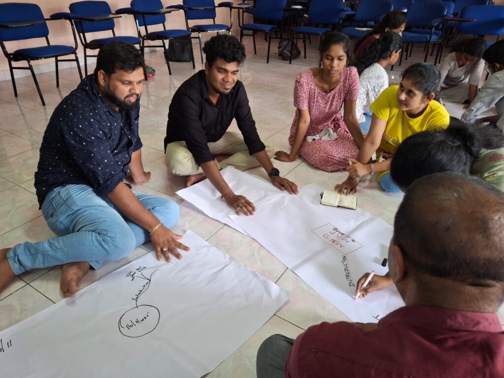 Training workshop conducted for the members of the Vivekananda Group