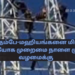 Rantambe–Mahiyanganaya Power Distribution System to Return to Normal from Tomorrow