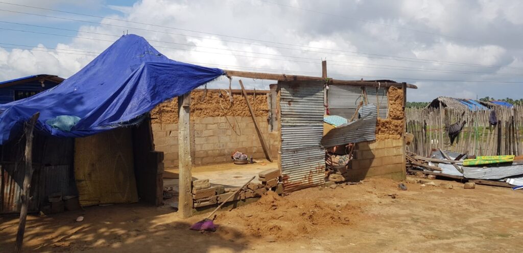 Temporary Shelter for a Family Affected by a Disaster