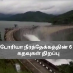 Six spill gates of Victoria Reservoir opened