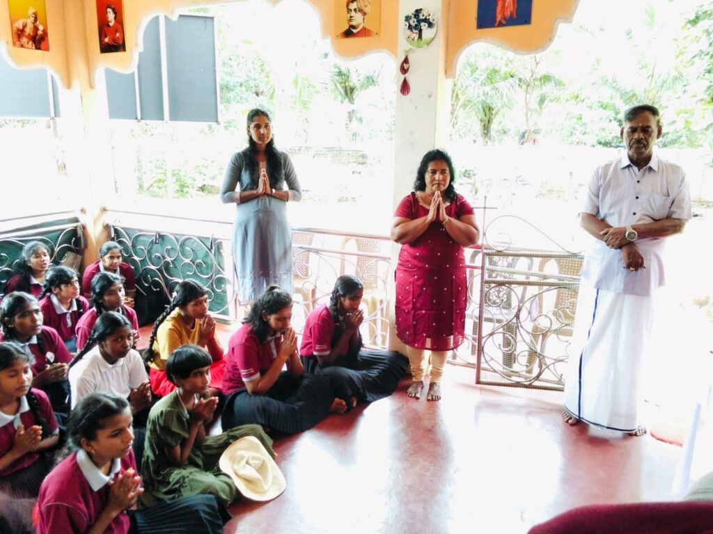 Blessing Pooja of Mother Sri Sarada Devi for the New Year