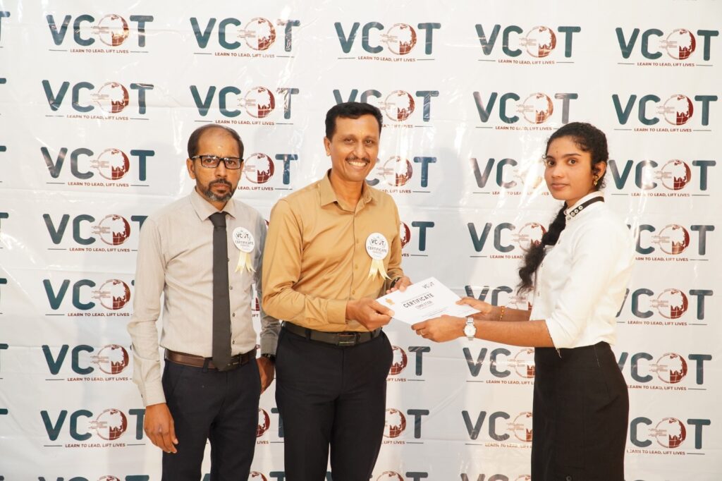 Certificate Awarding Ceremony for Trainees