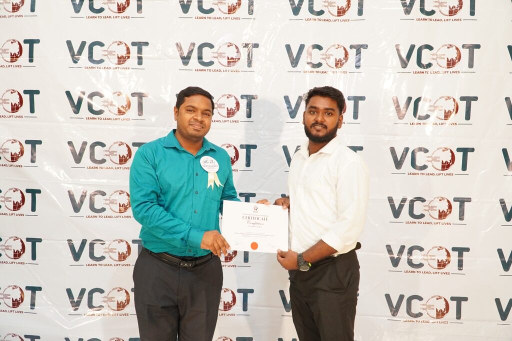 Certificate Awarding Ceremony for Trainees