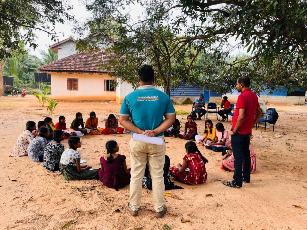 VCOT Team Meets Students Benefiting Through Sri Sarada Nilayam