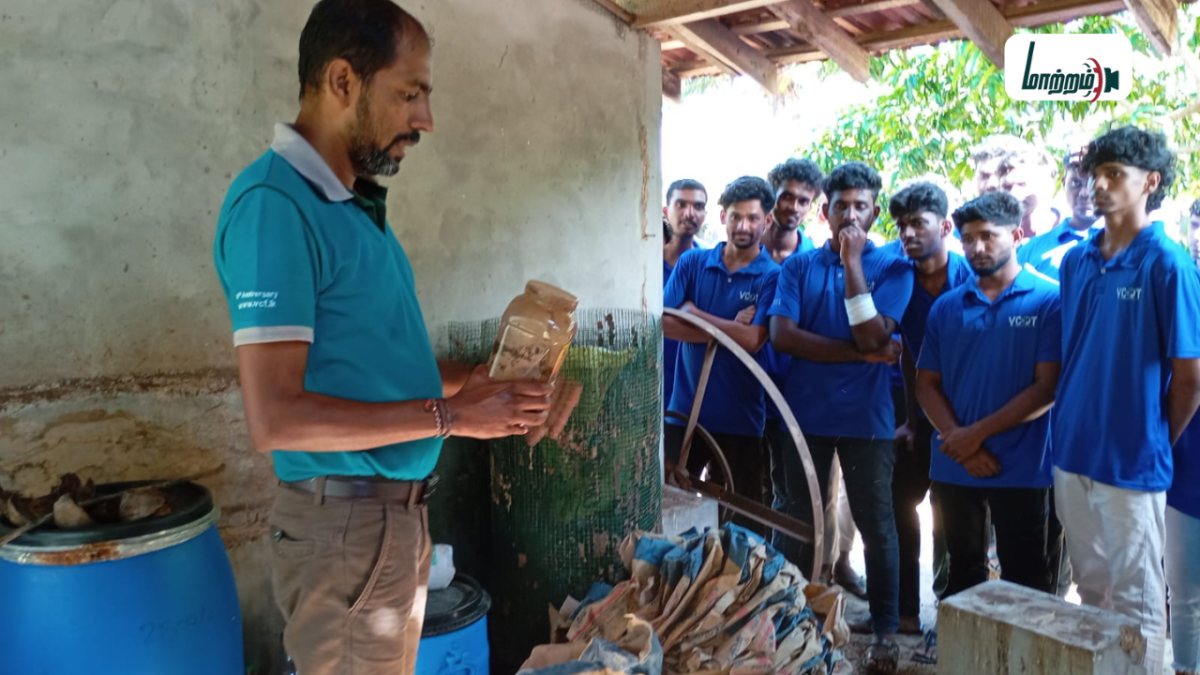 ஆரோக்கிய சோலையை பார்வையிட்ட கல்லூரியின் பயிலுனர்கள்
