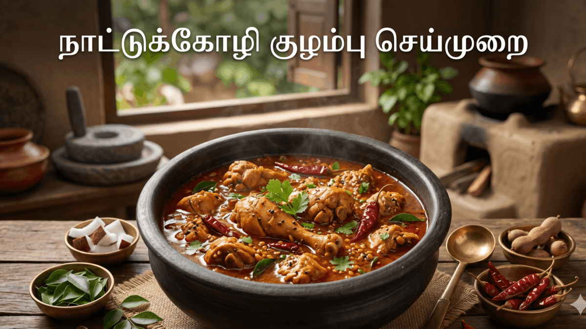 நாட்டுக்கோழி குழம்பு செய்முறை