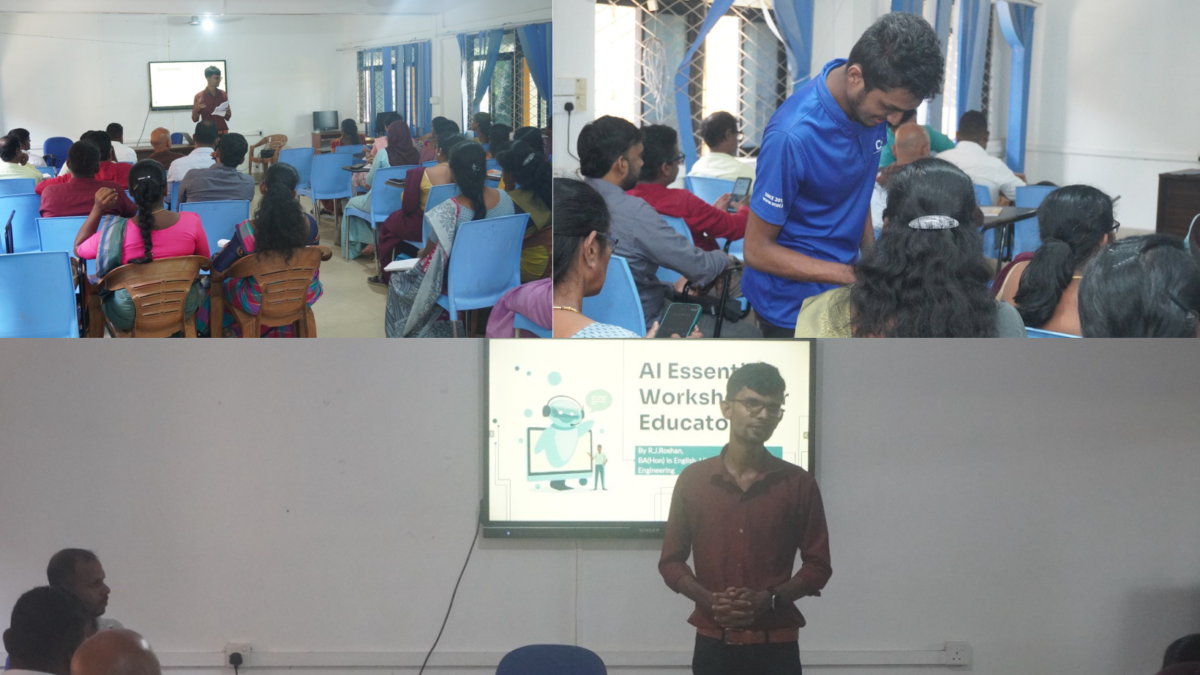 “AI for Teachers” AI தொடர்பிலான செயலமர்வு