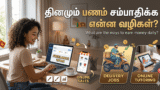 தினமும் பணம் சம்பாதிக்க என்ன வழிகள்?