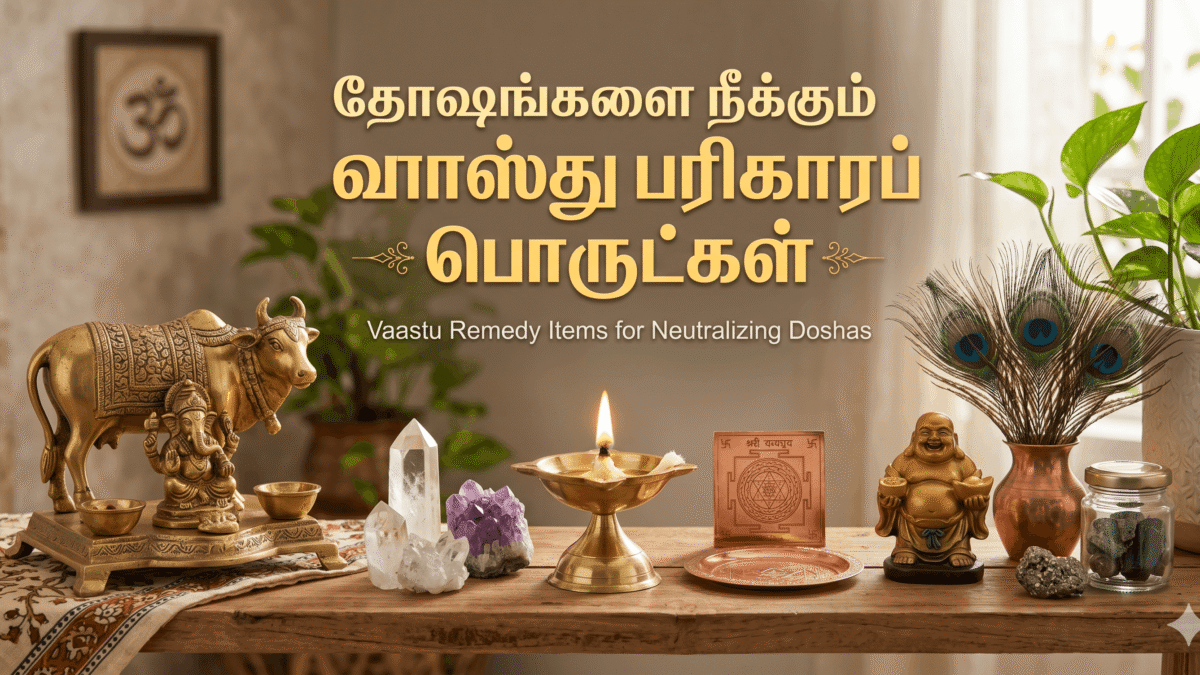 தோஷங்களை நீக்கும் வாஸ்து பரிகாரப் பொருட்கள்