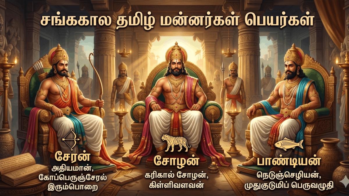 சங்ககால தமிழ் மன்னர்கள் பெயர்கள்