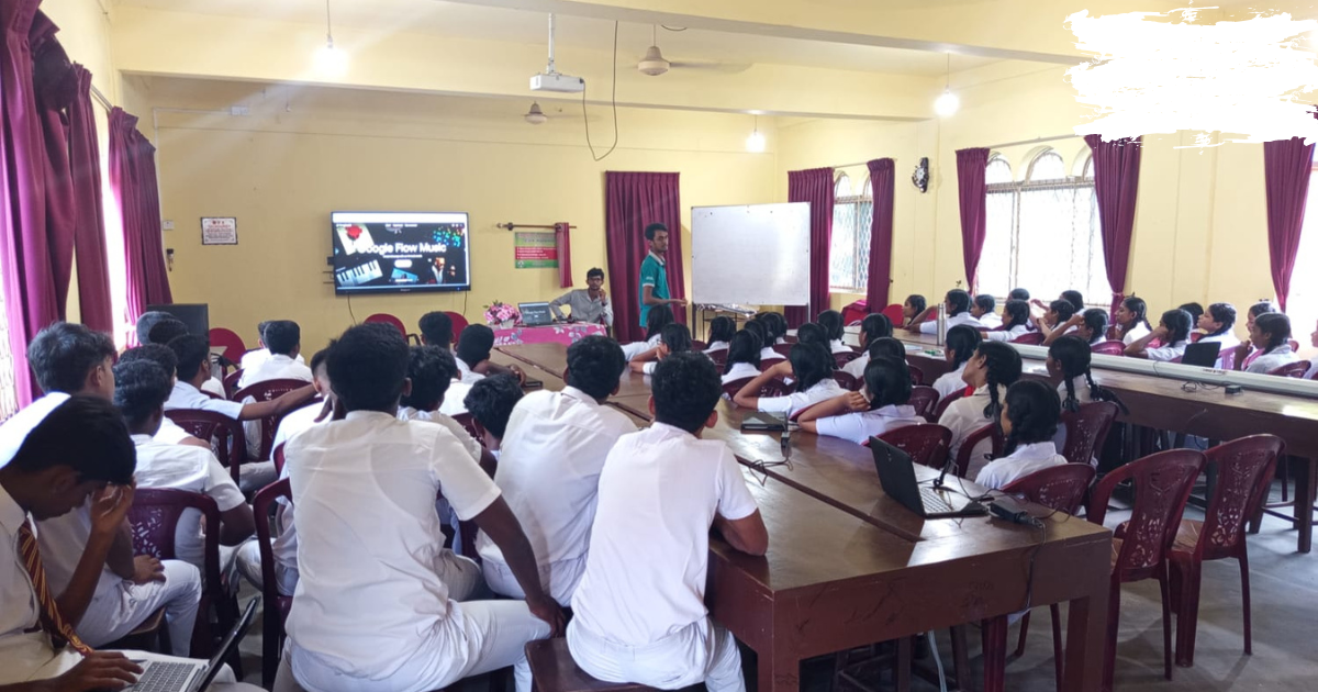 செங்கலடி மத்திய கல்லூரி உயர்தர மாணவர்களுக்கு AI விழிப்புணர்வு செயலமர்வு