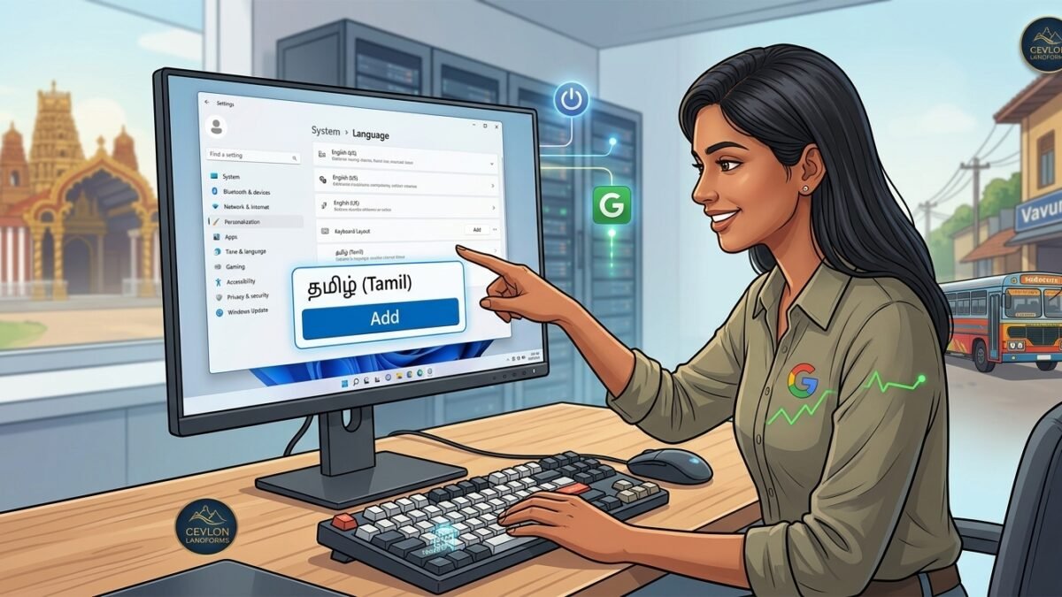How to change English to Tamil keyboard in PC in tamil