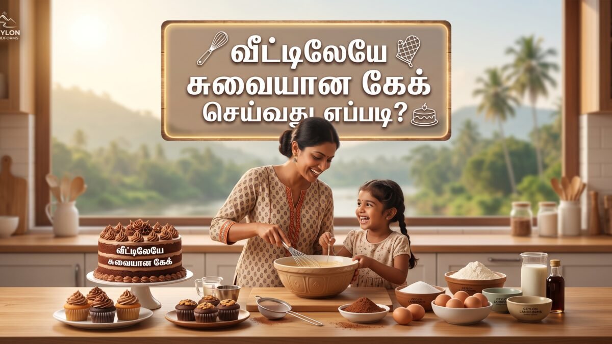 வீட்டிலேயே சுவையான கேக் செய்வது எப்படி?
